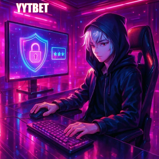 Imagem promocional da YYTBET destacando login rápido e alta segurança da plataforma